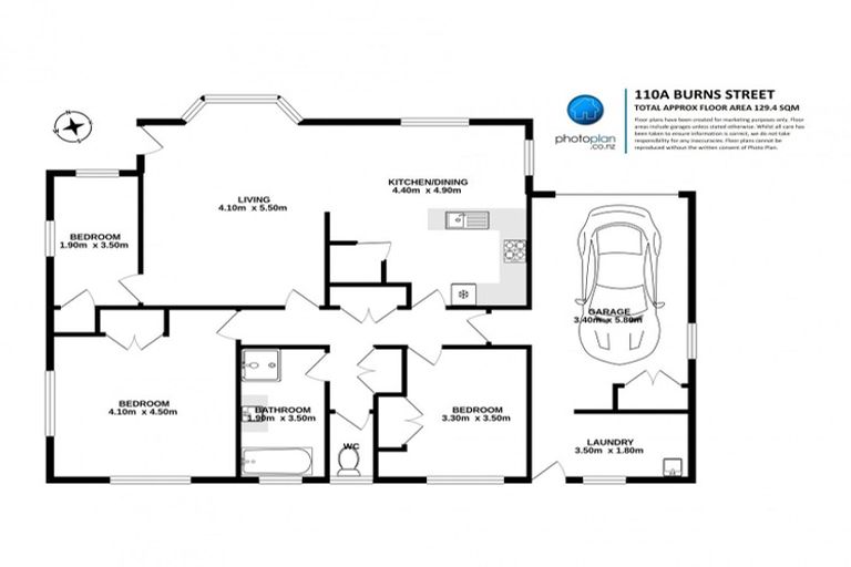 Photo of property in 110a Burns Street, Leamington, Cambridge, 3432