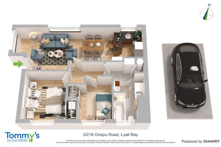 Photo of property in 3/218 Onepu Road, Lyall Bay, Wellington, 6022