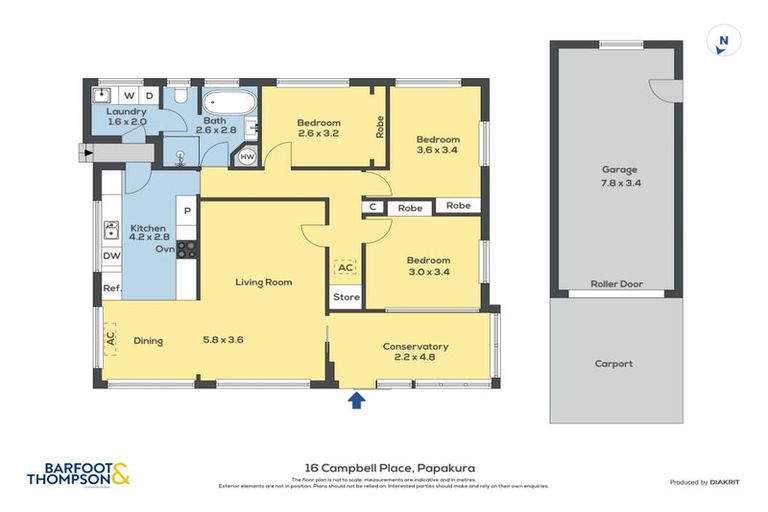 Photo of property in 16 Campbell Place, Papakura, 2110