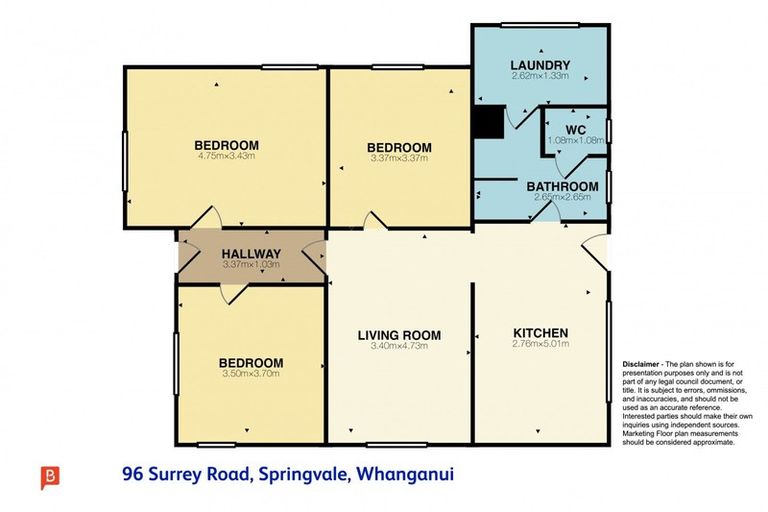 Photo of property in 96 Surrey Road, Springvale, Whanganui, 4501