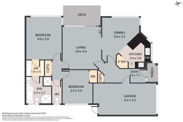 Photo of property in 1/38 Kings Crescent, Hutt Central, Lower Hutt, 5010