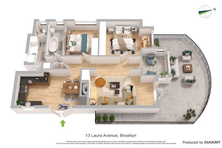 Photo of property in 13 Laura Avenue, Brooklyn, Wellington, 6021