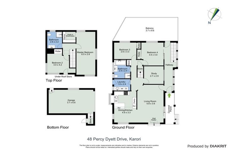 Photo of property in 48 Percy Dyett Drive, Karori, Wellington, 6012