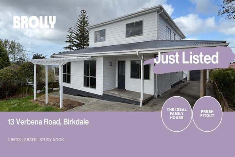 Photo of property in 13 Verbena Road, Birkdale, Auckland, 0626
