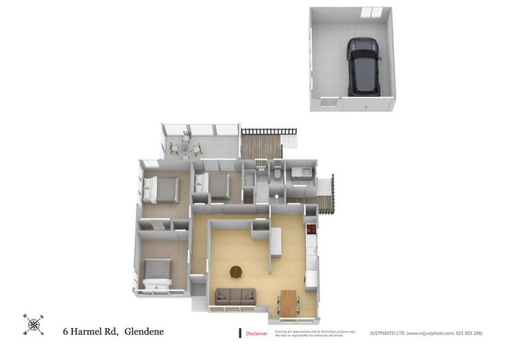 Photo of property in 6 Harmel Road, Glendene, Auckland, 0602