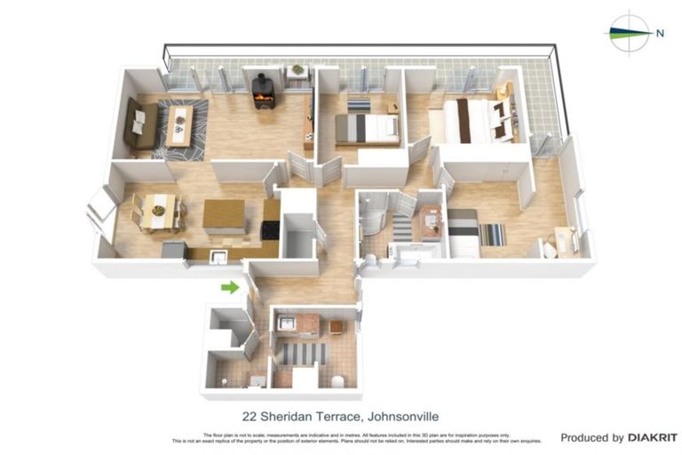 Photo of property in 22 Sheridan Terrace, Johnsonville, Wellington, 6037