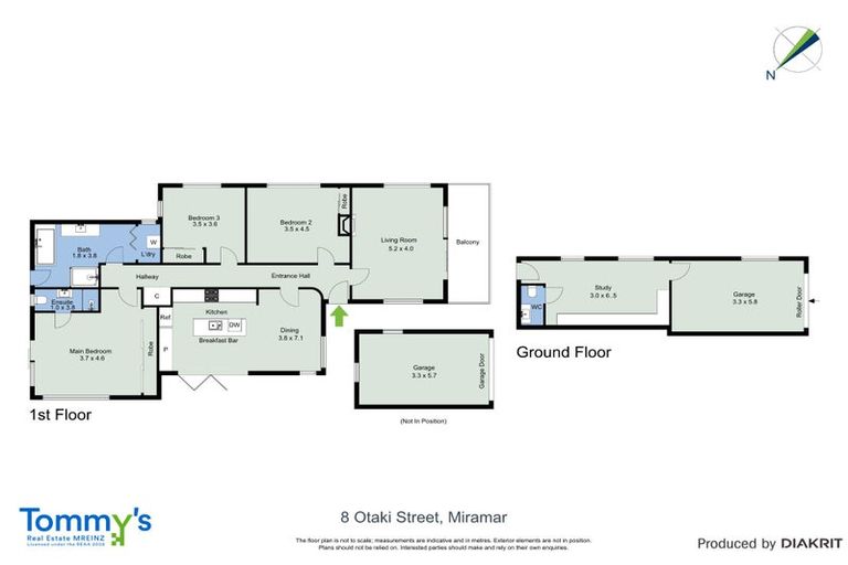 Photo of property in 8 Otaki Street, Miramar, Wellington, 6022