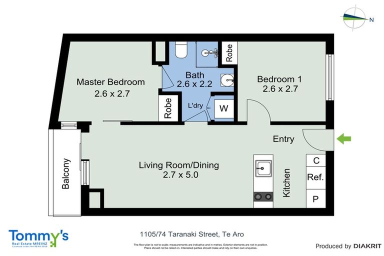 Photo of property in Soho Apartments, 1105/74 Taranaki Street, Te Aro, Wellington, 6011