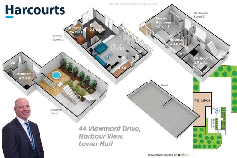 Photo of property in 44 Viewmont Drive, Harbour View, Lower Hutt, 5010