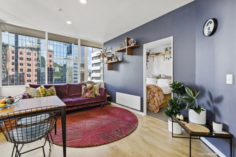 Photo of property in Terrace Tower Apartments, 7a/126 The Terrace, Wellington Central, Wellington, 6011