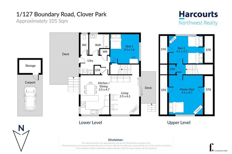 Photo of property in 1/127 Boundary Road, Clover Park, Auckland, 2019