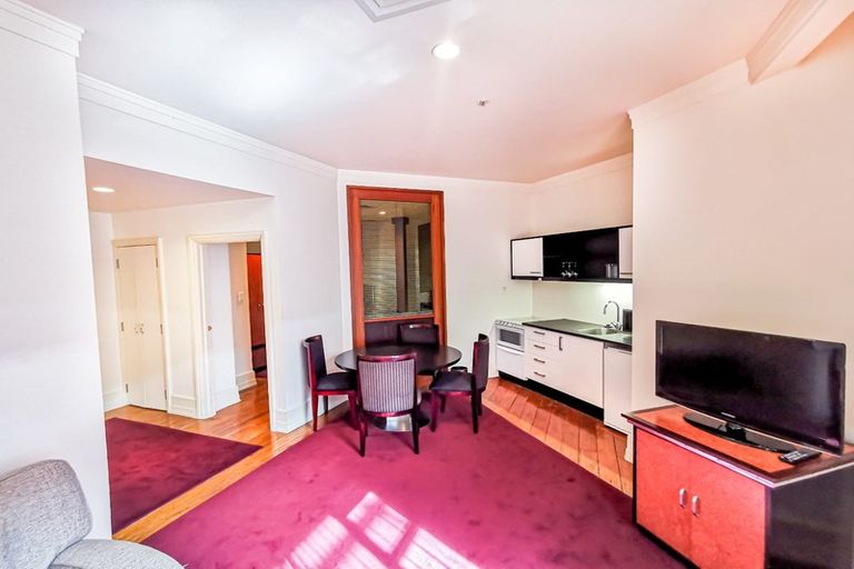 Photo of property in The Heritage Hotel Apartments, 608/35 Hobson Street, Auckland Central, Auckland, 1010