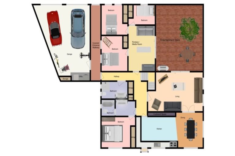 Photo of property in 3 Mulberry Place, Glenfield, Auckland, 0629