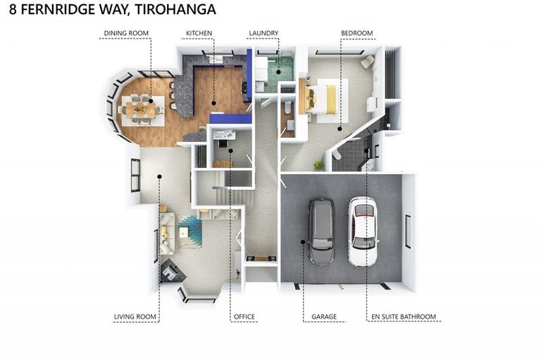 Photo of property in 8 Fernridge Way, Tirohanga, Lower Hutt, 5010