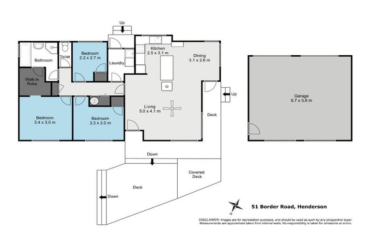 Photo of property in 51 Border Road, Henderson, Auckland, 0612