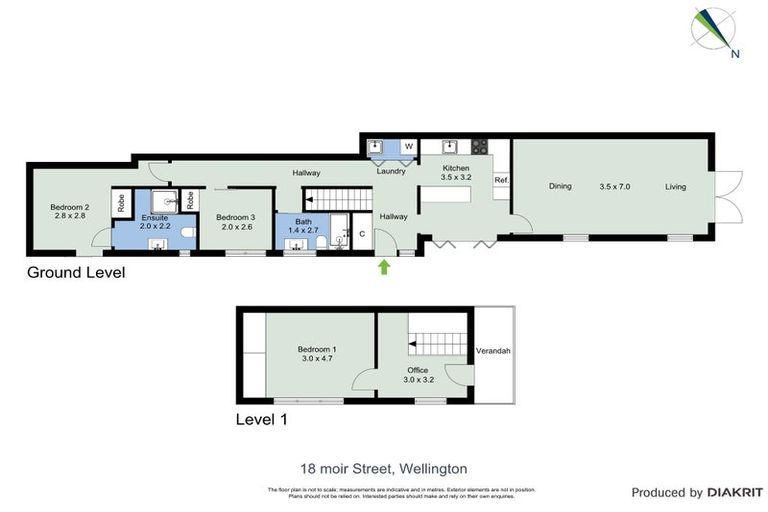 Photo of property in 18 Moir Street, Mount Victoria, Wellington, 6011