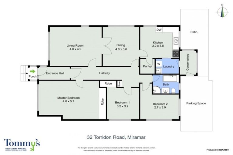 Photo of property in 32 Torridon Road, Miramar, Wellington, 6022