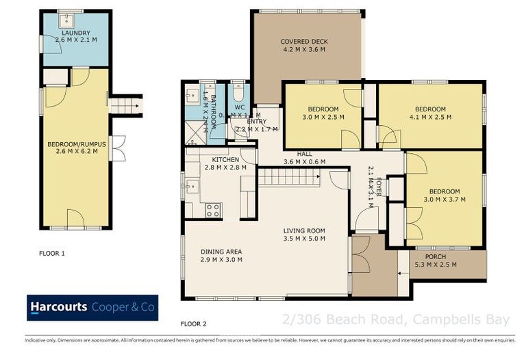 Photo of property in 2/306 Beach Road, Campbells Bay, Auckland, 0630