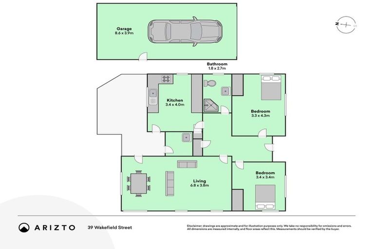 Photo of property in 39 Wakefield Street, Whanganui East, Whanganui, 4500