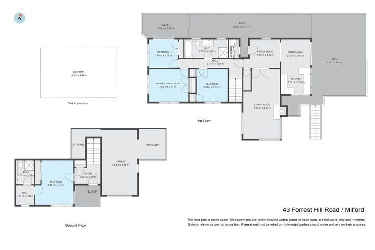 Photo of property in 43 Forrest Hill Road, Milford, Auckland, 0620