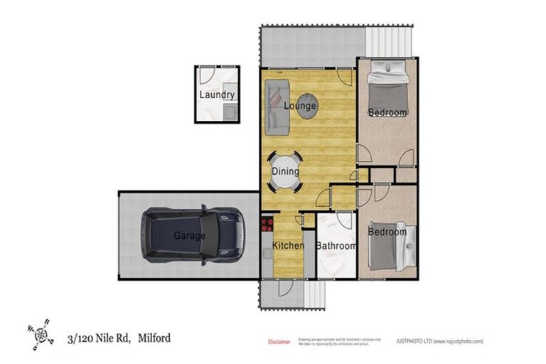 Photo of property in 3/120 Nile Road, Milford, Auckland, 0620