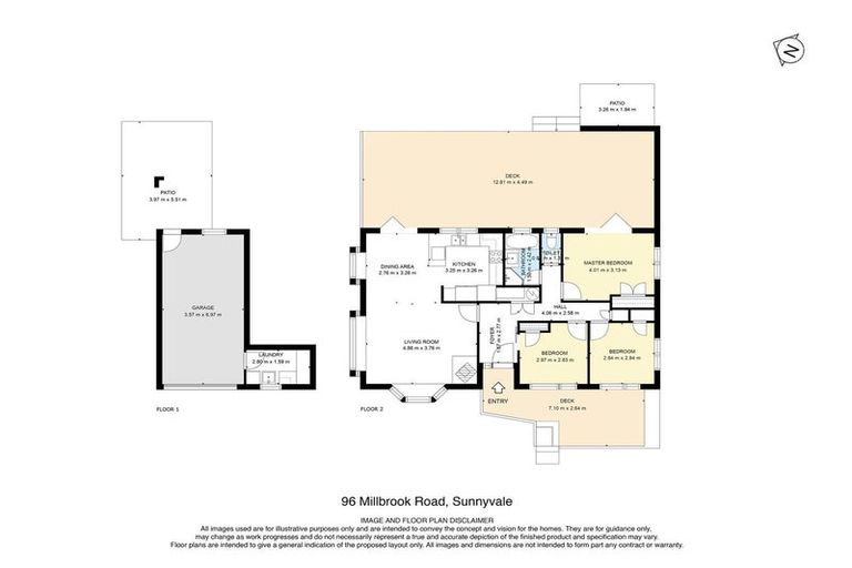 Photo of property in 96 Millbrook Road, Sunnyvale, Auckland, 0612