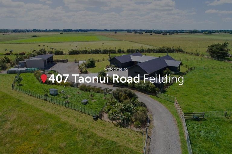 Photo of property in 407 Taonui Road, Aorangi, Feilding, 4775