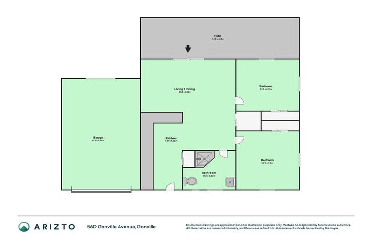 Photo of property in 56d Gonville Avenue, Gonville, Wanganui, 4501