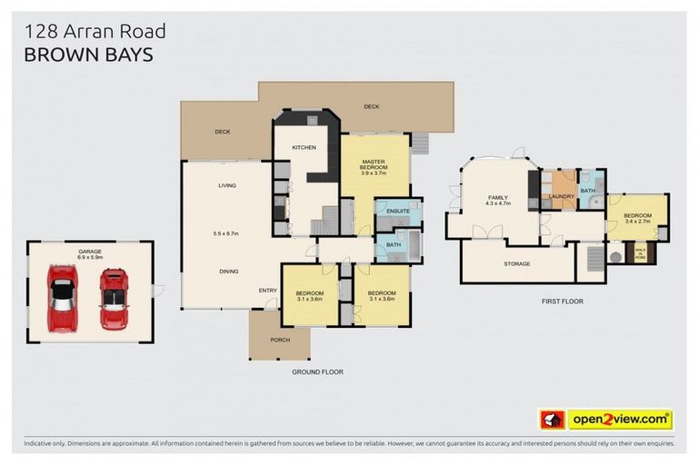 Photo of property in 128 Arran Road, Browns Bay, Auckland, 0630