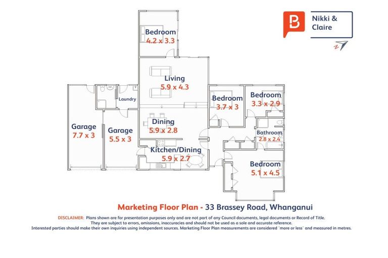 Photo of property in 33 Brassey Road, Saint Johns Hill, Whanganui, 4500