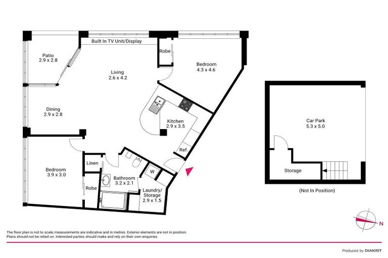 Photo of property in Endeavour Apartments, 12/125 Thorndon Quay, Pipitea, Wellington, 6011