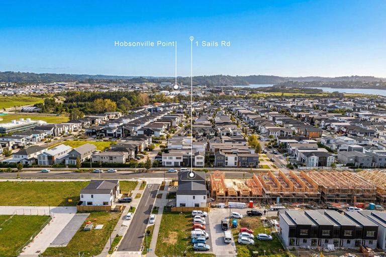 Photo of property in 1 Sails Road, Hobsonville, 0616