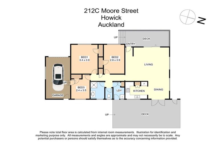 Photo of property in 3/212 Moore Street, Howick, Auckland, 2014