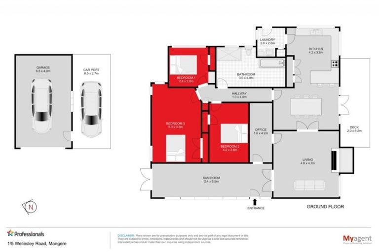 Photo of property in 1/5 Wellesley Road, Mangere Bridge, Auckland, 2022