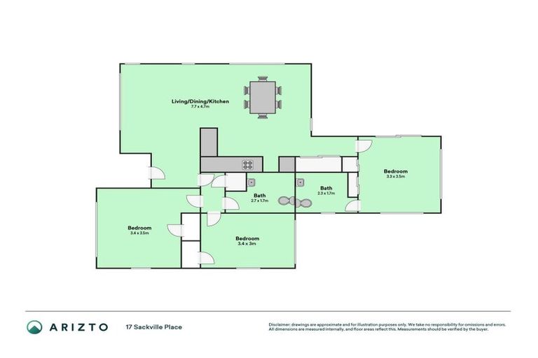 Photo of property in 17 Sackville Street, Martinborough, 5711