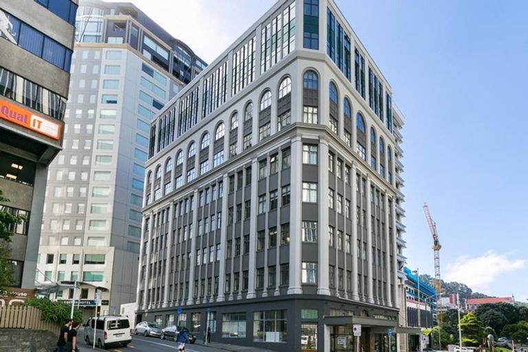 Photo of property in Kelvin House, 1e/16 The Terrace, Wellington Central, Wellington, 6011