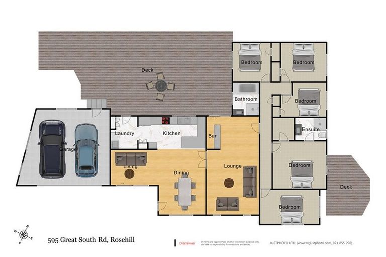 Photo of property in 595 Great South Road, Rosehill, Papakura, 2113