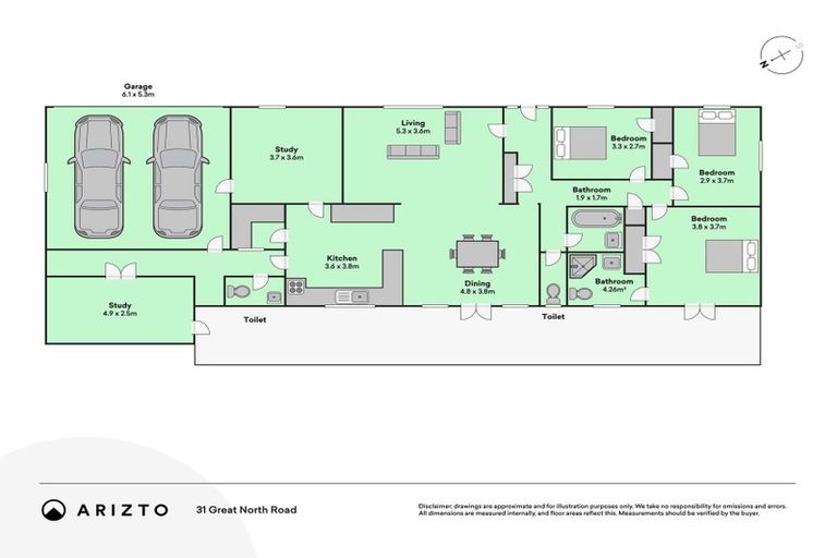 Photo of property in 31 Great North Road, Saint Johns Hill, Whanganui, 4501