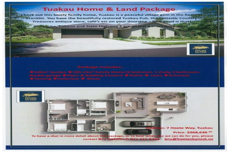 Photo of property in 7 Hoete Way, Tuakau, 2121