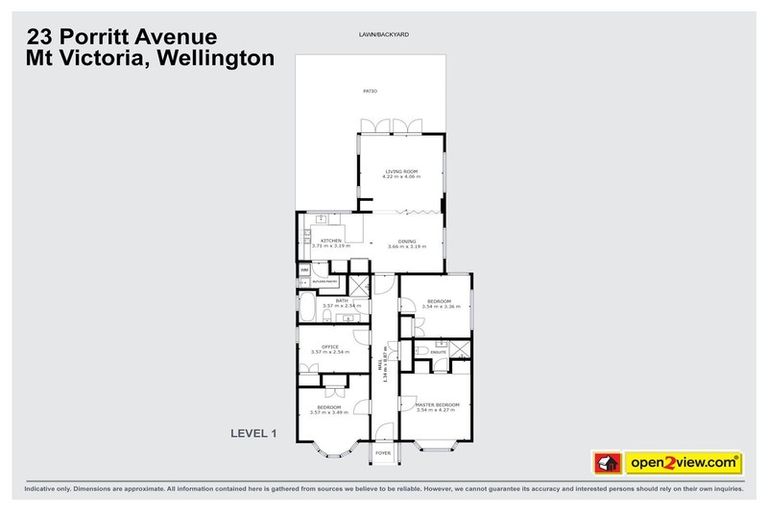 Photo of property in 23 Porritt Avenue, Mount Victoria, Wellington, 6011