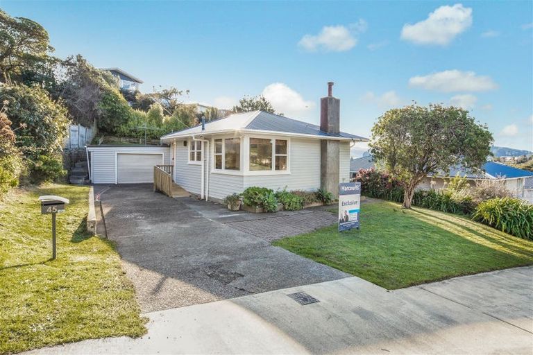 Photo of property in 45 Catherine Crescent, Paparangi, Wellington, 6037