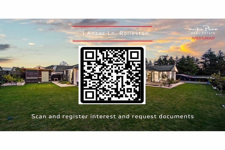 Photo of property in 1 Anzac Lane, Rolleston, 7614