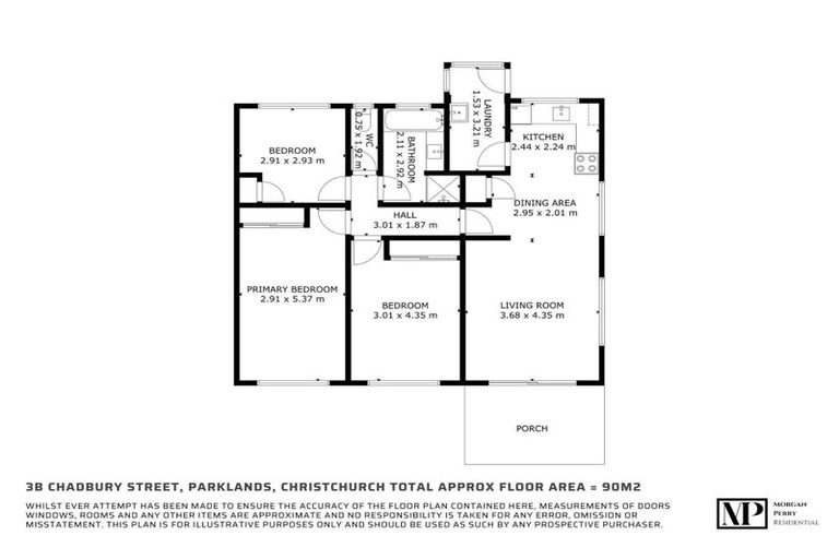 Photo of property in 2/3 Chadbury Street, Parklands, Christchurch, 8083