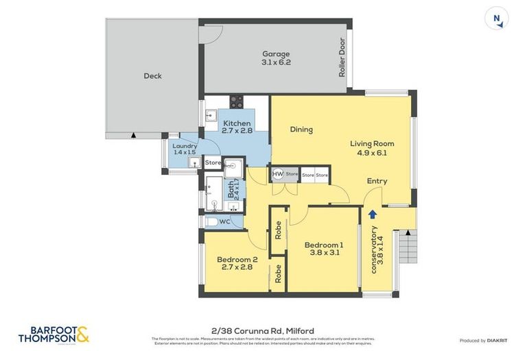 Photo of property in 2/38 Corunna Road, Milford, Auckland, 0620