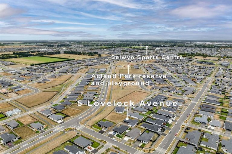 Photo of property in 5 Lovelock Avenue, Rolleston, 7615