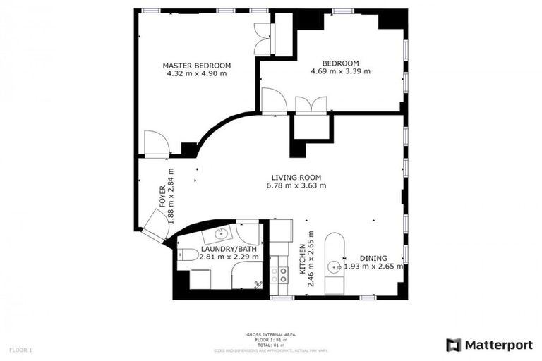 Photo of property in The Quay, 7/332b2 Lambton Quay, Wellington Central, Wellington, 6011