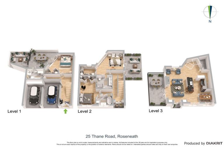 Photo of property in 1/25 Thane Road, Roseneath, Wellington, 6011