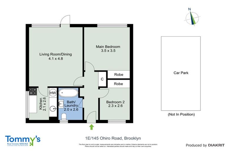 Photo of property in Manston Apartments, 1e/145 Ohiro Road, Brooklyn, Wellington, 6021