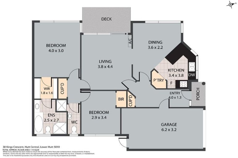 Photo of property in 1/38 Kings Crescent, Hutt Central, Lower Hutt, 5010