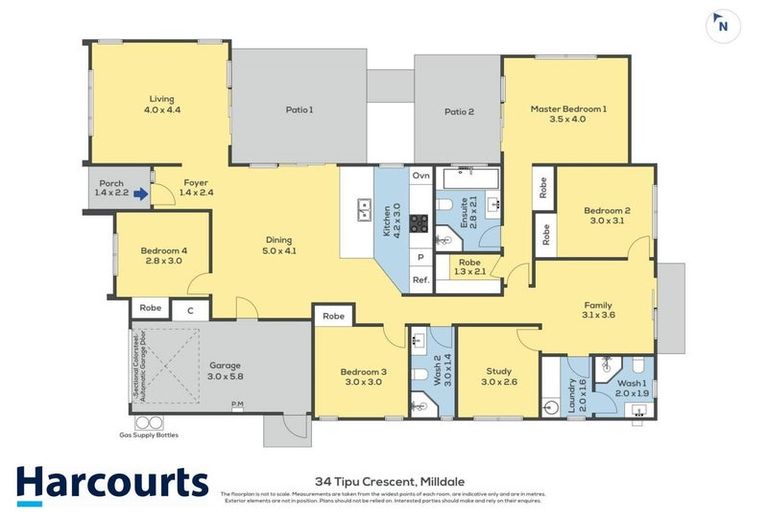 Photo of property in 34 Tipu Crescent, Wainui, 0932